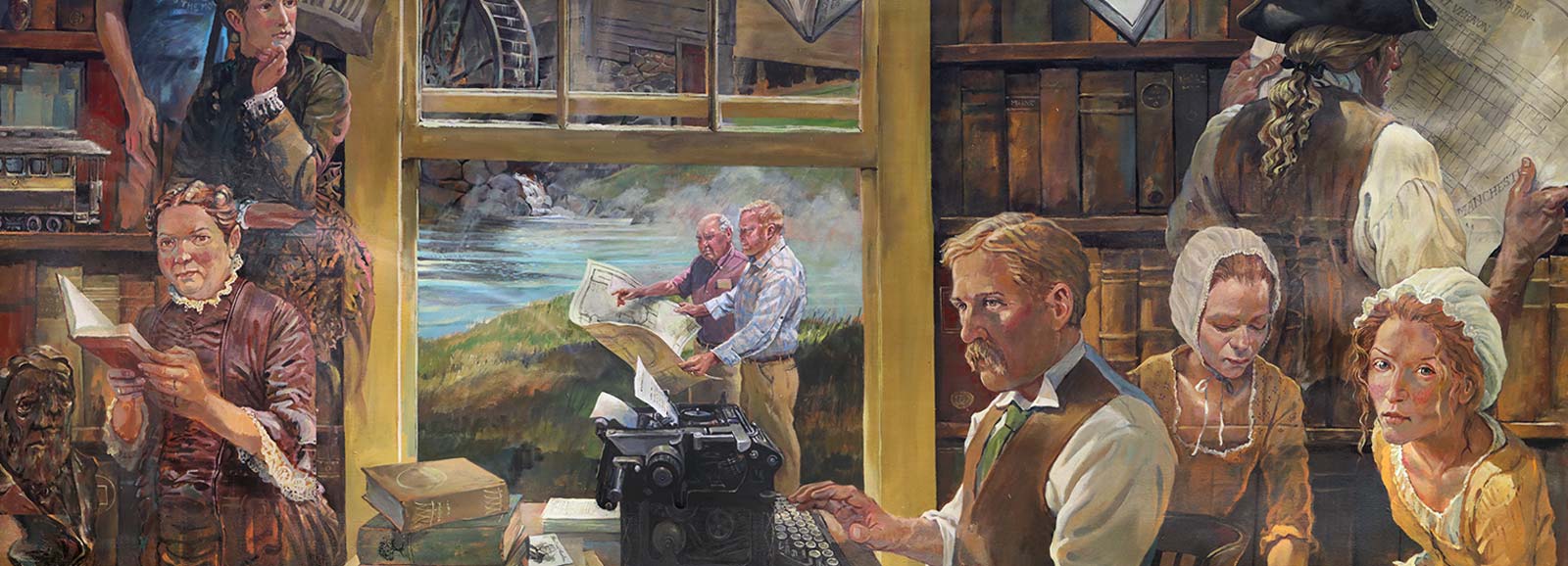 Winthrop History Mural, 650 sq ft. click image for more info.
